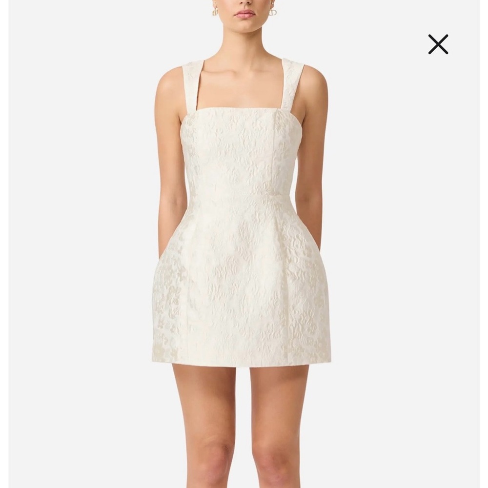 Elliatt Galadirel Jacquard Sleeveless Minidress